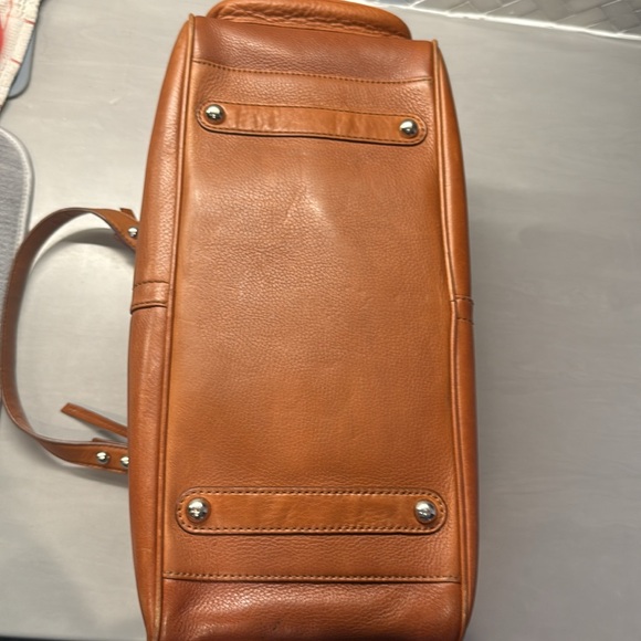 Vintage Banana Republic Leather satchel purse - Picture 8 of 14